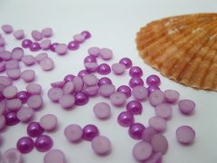 5000Pcs 5mm Purple Semi-Circle Simulated Pearl Bead Flatback 5000Pcs 5mm Purple Semi-Circle Simulated Pearl Bead Flatback