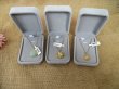 6Pcs Luxury Boxed Golden Thin Necklace With Pendant Jewellery