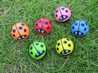 100X Amazing Beetle Rubber Bouncing Balls 30mm Mixed