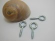 (image for) 95 Screw Eye Bails for Top Drilled Findings 27x12mm