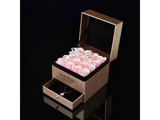 1Set Pink Bath Artificial Rose Soap Flower w/Box Mother's Day (image for) 1Set Pink Bath Artificial Rose Soap Flower w/Box Mother's Day