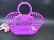 6Pcs Plastic Carry Tote Bag for Grocery Shopping Mixed