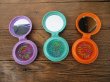 (image for) 20X Folding Mini Pocket Mirror and Hair Comb 2in1 Mixed Color