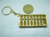 10 Durable Golden Plated Fengshui Abacus Keyrings 10 Durable Golden Plated Fengshui Abacus Keyrings