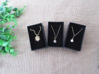 6Pcs Fashion Trend Golden Plated Chain Necklace with Charms Mixe