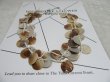 (image for) 12 Necklace with Natural Shell Pendant 3 Layered String