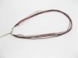 (image for) 100 Brown Multi-stranded Waxen & Ribbon For Necklace
