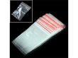 (image for) 500Pcs Zip-Lock Plastic Bag 8x6cm Size Resealable