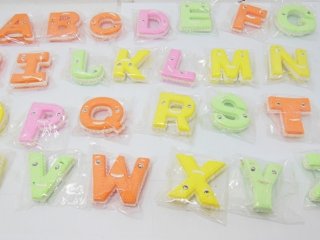 26Pcs New Alphabet Erasers Mixed