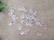 (image for) 450Gram Clear Arrow Beads Faceted Round Loose Beads Assorted