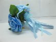 1X Blue Rose Bridal Bouquet Holding Flowers Wedding Favor (image for) 1X Blue Rose Bridal Bouquet Holding Flowers Wedding Favor