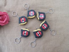50Pcs Mini Measuring Meter Tape Tool Key Ring Fathers Day Gift