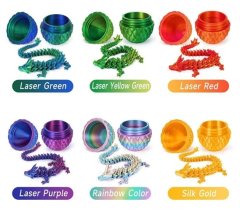 (image for) 1Set Creative Jumbo 3D Printed Decompression Dragon Egg Gift for Kids