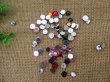 (image for) 3Sheets x 120Pcs Flatback Acrylic Gemstones Rhinestones 8mm dia 