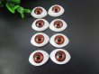 50Prs Brown Stuffed Toy Animal Crafts Doll Eyes Puppet Parts 12m (image for) 50Prs Brown Stuffed Toy Animal Crafts Doll Eyes Puppet Parts 12m