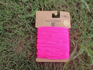 6roll x 10m Pink Silky Cord Jewellery Necklace Bracelet Rope 4mm