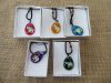 6Pcs Drawstrings Necklace Good Luck Ox Pendant with Box