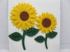 20 Sheets Sunflower Window Wall Room Decorative Stickers