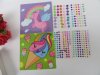 6Sets X 6Pcs Art Sticker Sequin Gem Mosaic Craft Puzzle Toy Kit