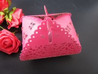 50Pcs Hollow Paper Candy Gifts Boxes Wedding Party Favor Mixed