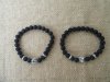 6Pcs New Healing Bead Yoga Bracelet with Silver Lion Head Beads