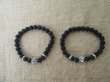 6Pcs New Healing Bead Yoga Bracelet with Silver Lion Head Beads