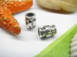 50pcs Metal Barrel Beads yw-ac-mb72 (image for) 50pcs Metal Barrel Beads yw-ac-mb72