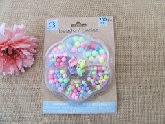 6Sheets x 250Pcs Pastel Color Assorted Beads DIY Jewellery 6Sheets x 250Pcs Pastel Color Assorted Beads DIY Jewellery