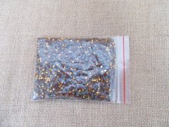 7500Pcs Golden Round Facted Flatback Rhinestone 3mm Dia. 7500Pcs Golden Round Facted Flatback Rhinestone 3mm Dia.