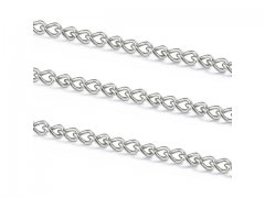 100Meter Nickel Color Thin Cable Link Chain Jewelry Finding 2mm