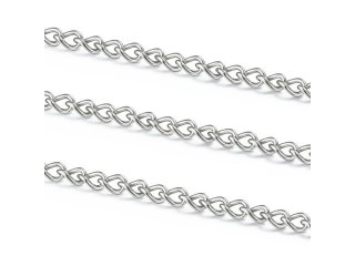 100Meter Nickel Color Thin Cable Link Chain Jewelry Finding 2mm