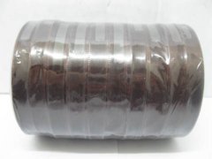 (image for) 10Rolls X 50Yards Coffee Brown Organza Ribbon 12mm