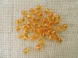 600Pcs Orange Acrylic Faceted Round European Beads 10mm