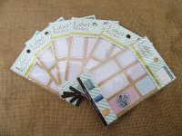 4Packs x 48Pcs Rectangle Self-Adhesive Labels Stickers Home 4Packs x 48Pcs Rectangle Self-Adhesive Labels Stickers Home