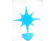 2Pcs Blue FIREWORK Earring Display Stand Holds 8prs (image for) 2Pcs Blue FIREWORK Earring Display Stand Holds 8prs