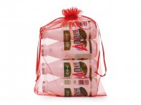98 Red Drawstring Jewelry Gift Pouches 30x20cm