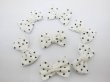 (image for) 195Pcs White Dotted Bowknot Bow Tie Decorative Embellishments