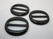 (image for) 98Pcs Black Oval Buckles 30mm Wedding Favor
