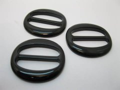 98Pcs Black Oval Buckles 30mm Wedding Favor