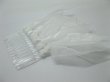 1Pc White Bridal Hair Comb Headpiece w/Attached Organza Ribbon