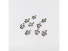 100Pcs Tortoise Shape Carved Spacer Beads Jewellery Finding