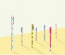 24 Cartoon Colorful HQ Black Gel Ink Pens 0.35mm Mixed 24 Cartoon Colorful HQ Black Gel Ink Pens 0.35mm Mixed