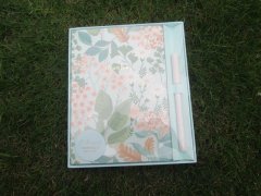 1Set Floral Organizer Scheduler Diary Journal w/Ball Point Pen