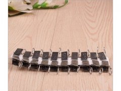 10Sheet x 20Pcs Stainless Steel Shower Curtain Drapery Hook Clip