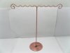1X Copper Twisted T-bar Necklace Earring Display Rack