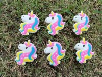 50Pcs Cute Unicorn Holder for Reflective Magic Ruler Slap Band