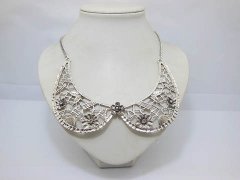 6X Fashion Women's Hollow Out Flower Collar Bib Necklace