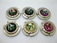 8Pcs Folding Hand Bag Holder Hook Hanger- Butterfly Mixed