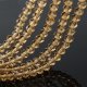 10Strand x 72Pcs Light Coffee Rondelle Faceted Crystal Beads 8mm