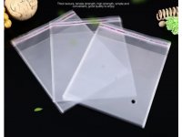 1000 Clear Self-Adhesive Seal Plastic Bags 22x20cm